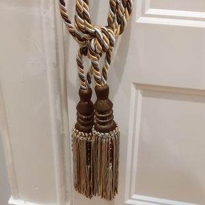 3/$30 Set of two curtain tie backs